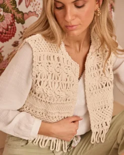 Gilet en crochet Sabi-Polin et moi Fashion