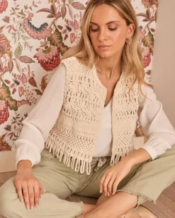Gilet en crochet Sabi-Polin et moi Fashion