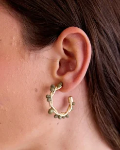 Grande Boucle d’Oreille Fleur Honfleur-Polin et moi Sale