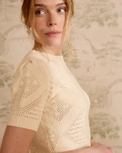 Haut court en maille milanaise-Polin et moi Online