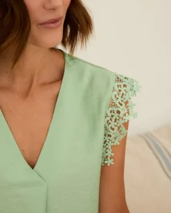 Haut en dentelle Ainoa-Polin et moi Clearance
