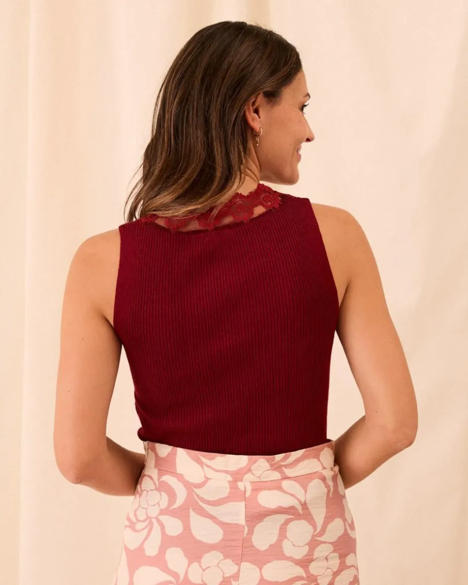 Haut en dentelle Mireya-Polin et moi New