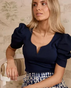 Haut en maille à encolure Inez-Polin et moi Online