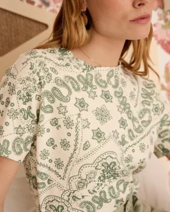 Haut en maille Idalia imprimer-Polin et moi New