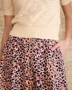 Jupe imprimée avec boutons Lita-Polin et moi Hot