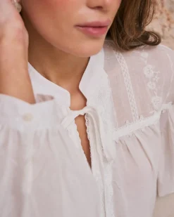 Lucinda Encolure Chemise Brodée-Polin et moi New
