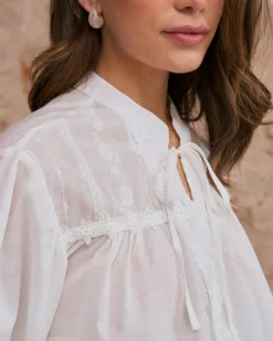 Lucinda Encolure Chemise Brodée-Polin et moi New