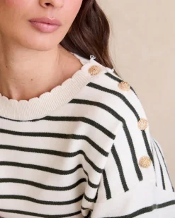 Pull à rayures Lucia-Polin et moi Outlet