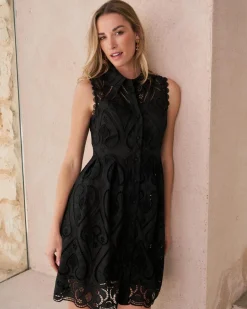 Robe courte brodée Uri-Polin et moi Online