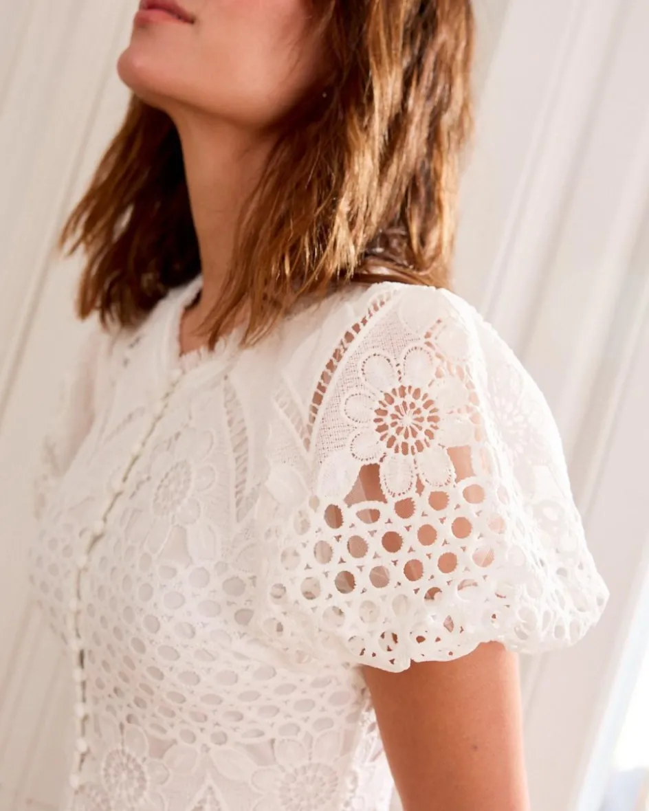 Robe en dentelle Leia-Polin et moi Hot