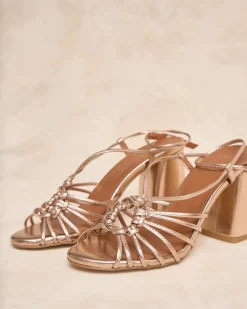 Sandale à nœud bleu marine-Polin et moi Clearance