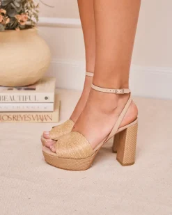 Sandale en raphia Navia-Polin et moi Online