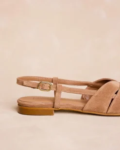 Sandale plate camel-Polin et moi Outlet