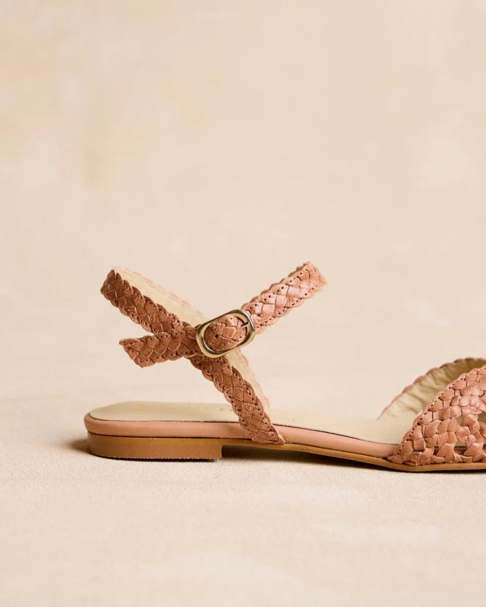 Sandale tressée Anne-Polin et moi Discount