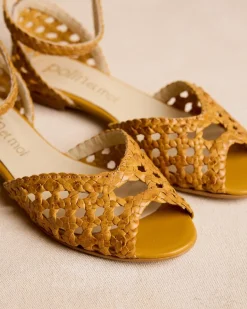 Sandale tressée Asun-Polin et moi Discount