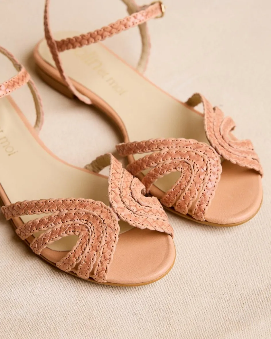 Sandale tressée Elva-Polin et moi Clearance