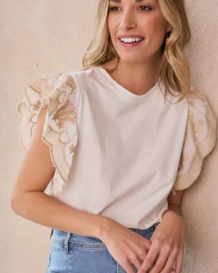 T-shirt à volants Luli-Polin et moi Fashion