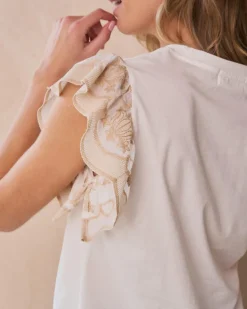 T-shirt à volants Luli-Polin et moi Fashion