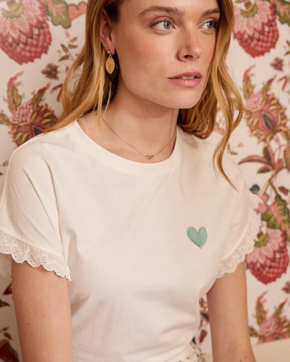 T-shirt coeur Talia-Polin et moi Online