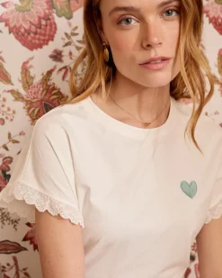 T-shirt coeur Talia-Polin et moi Online