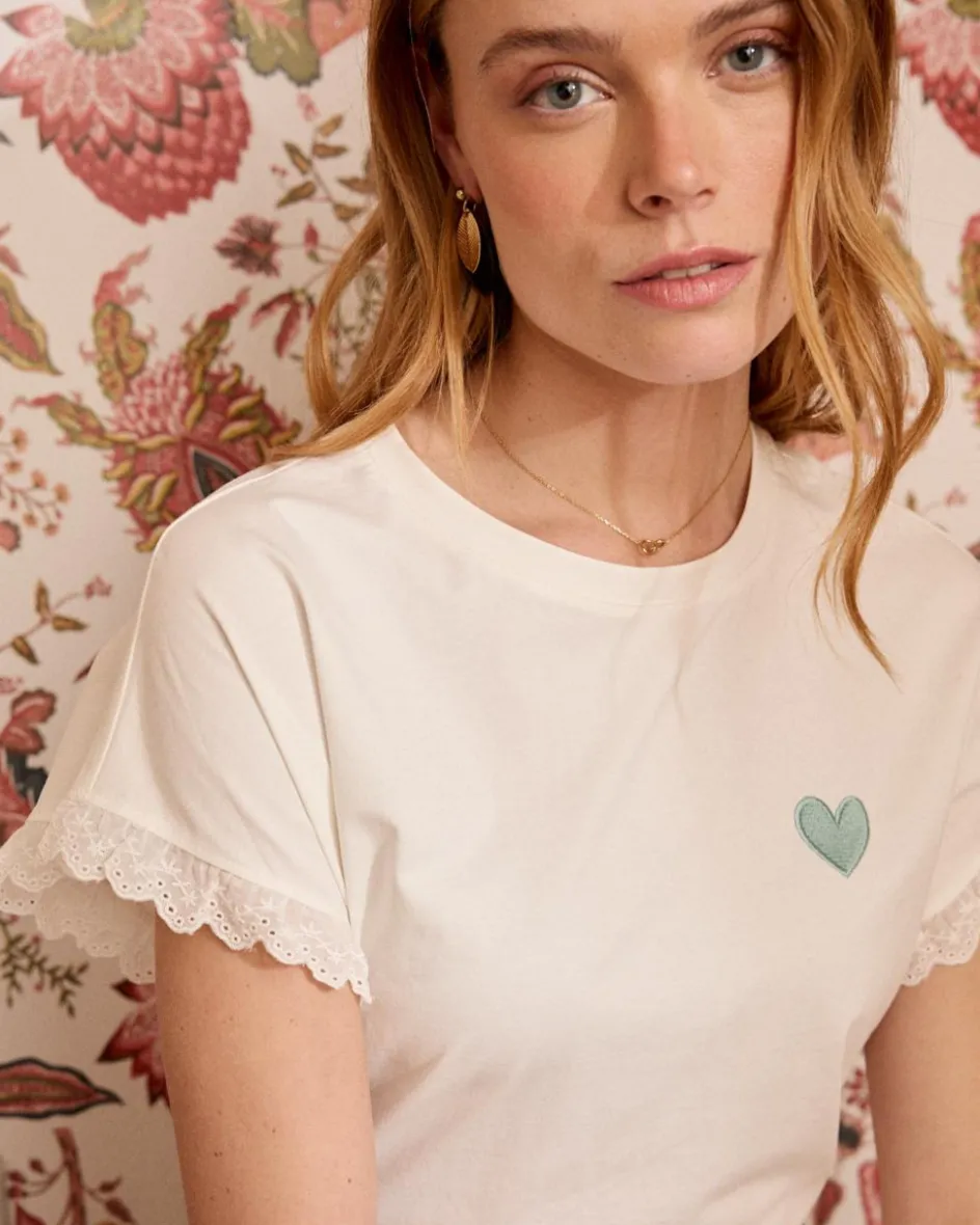 T-shirt coeur Talia-Polin et moi Online