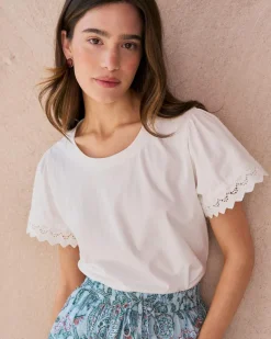 T-shirt en dentelle Petra-Polin et moi Online