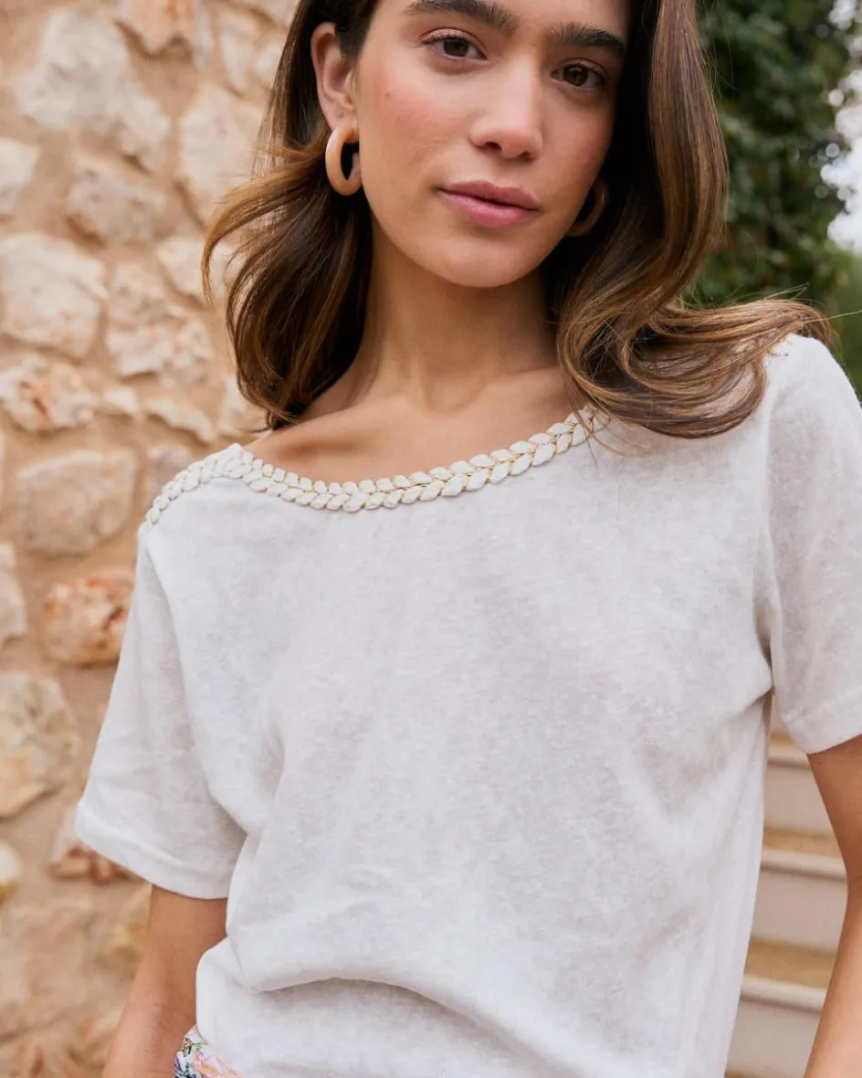 T-shirt tressé Aubrienne-Polin et moi Outlet