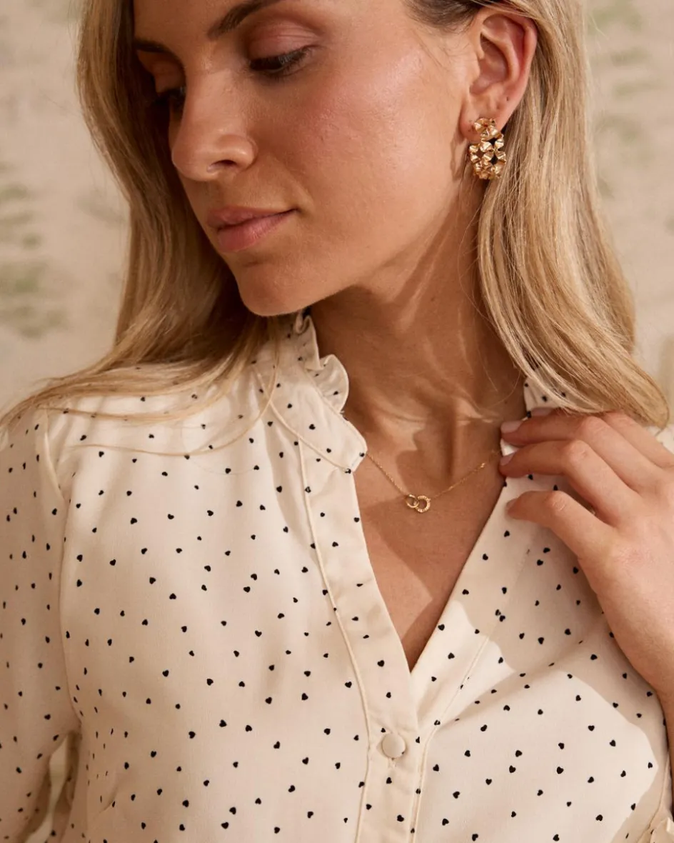 Zareth Hearts Blouse-Polin et moi Outlet